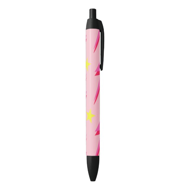 Pink Lightning Pattern Pen for Everyday Writing (Bottom (Vertical))