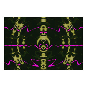 Pink Lights Canvas Poster