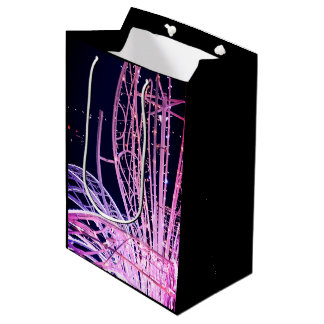 Pink lights medium gift bag