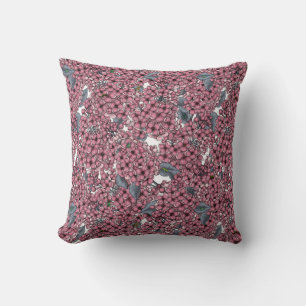 Pink Lilac garden Cushion