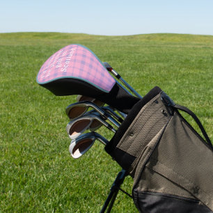 Pink Lilac I'd Rather be Playing Golf in Scotland Head Cover