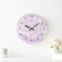 Pink Lilac Modern Abstract Liquid Marble Design