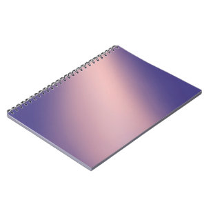 Pink Lilac  moonlight ombre effect  Notebook