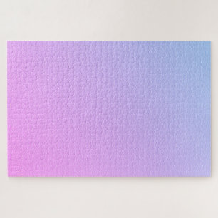 Pink Lilac ombre splash paint texture pattern Jigsaw Puzzle