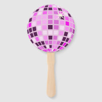 Pink Lilac Purple Retro Modern Disco Ball 