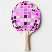 Pink Lilac Purple Retro Modern Disco Ball 