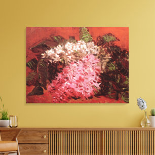 Pink Lilacs by Vincent van Gogh, Still Life Flower Canvas Print