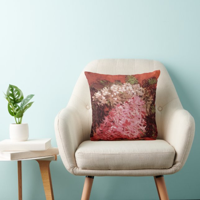 Pink Lilacs by Vincent van Gogh, Still Life Flower Cushion (Chair)