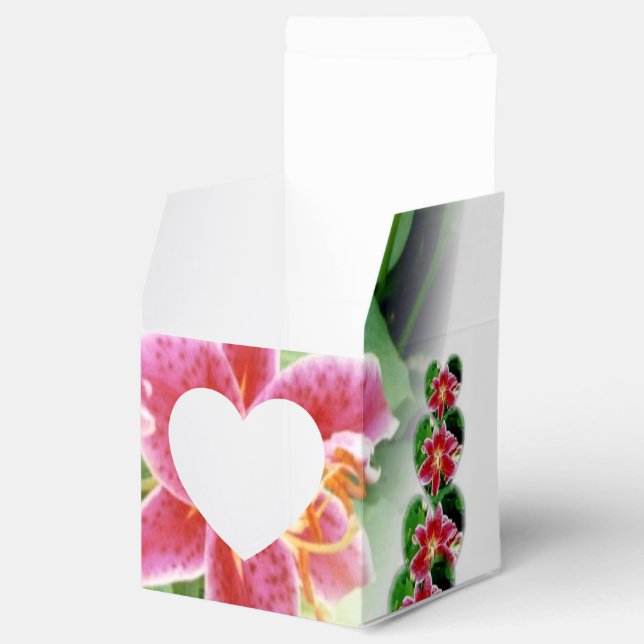 Pink Lilies Favour Box (Opened)
