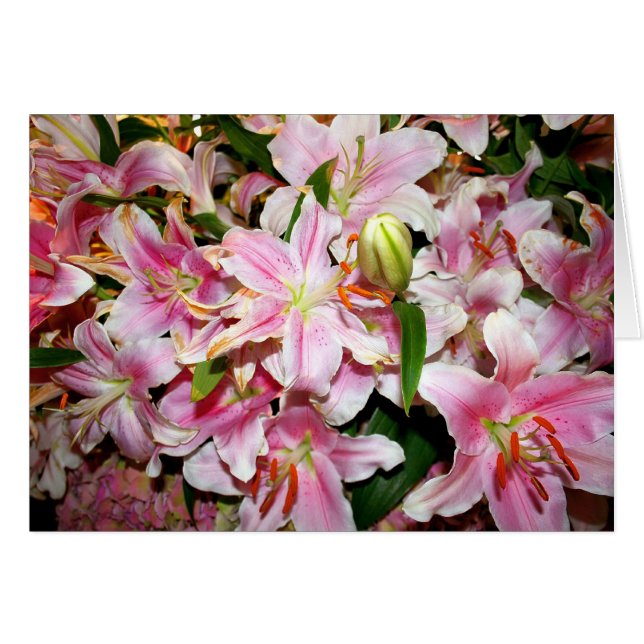 Pink Lily Bouquet (Front Horizontal)
