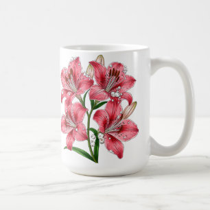 Pink Lily Bouquet Coffee Mug
