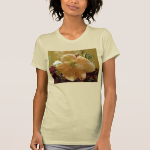 Pink Lily Bouquet Ladies T Shirt