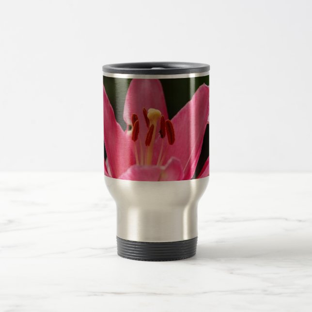 Pink Lily Mug (Center)