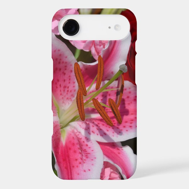 Pink Lily Phone case (Back)