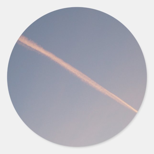 Pink Line Sky Sticker (Front)