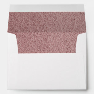 Pink lined white background envelopes
