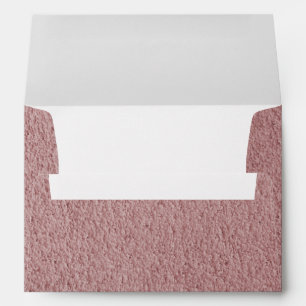 Pink lined white background envelopes
