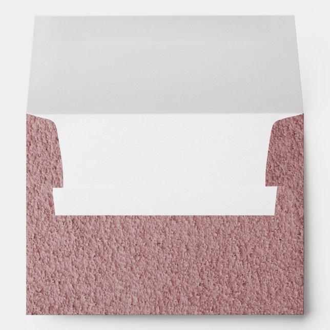 Pink lined white background envelopes (Back (Bottom))