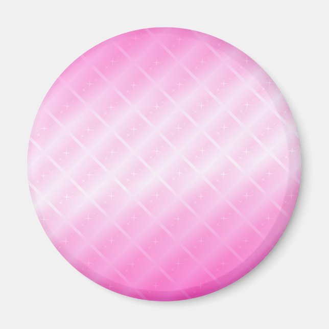 Pink Lines and Stars: Magnet (Front)
