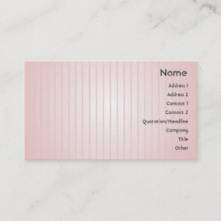 Pink Lines - Business Business Card