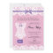 Pink Lingerie Shower Bridal Purple Corset Invites