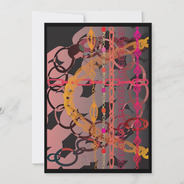 Pink Links Card (Front)