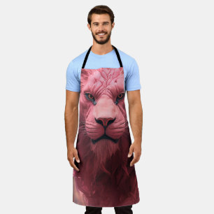 Pink Lion Apron