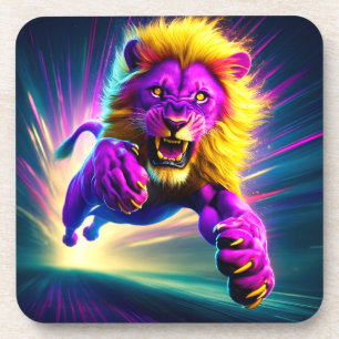 Pink Lion Coaster