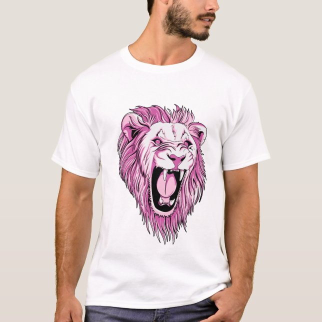 Pink Lion T-Shirt (Front)
