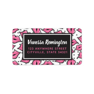 Pink Lip Kiss Lipstick & Beauty Distributor Custom Label