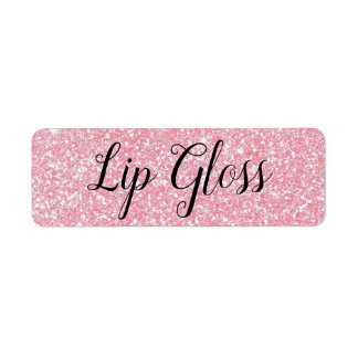 Pink Lipgloss label