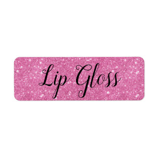 Pink Lipgloss label