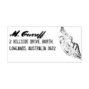 Pink lips and a word baloon or tongue rubber stamp