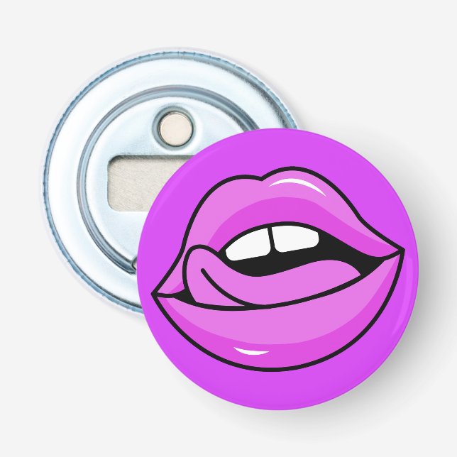 Pink Lips bottle opener (Front)