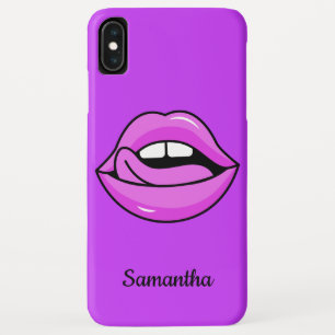 Pink Lips custom name phone cases