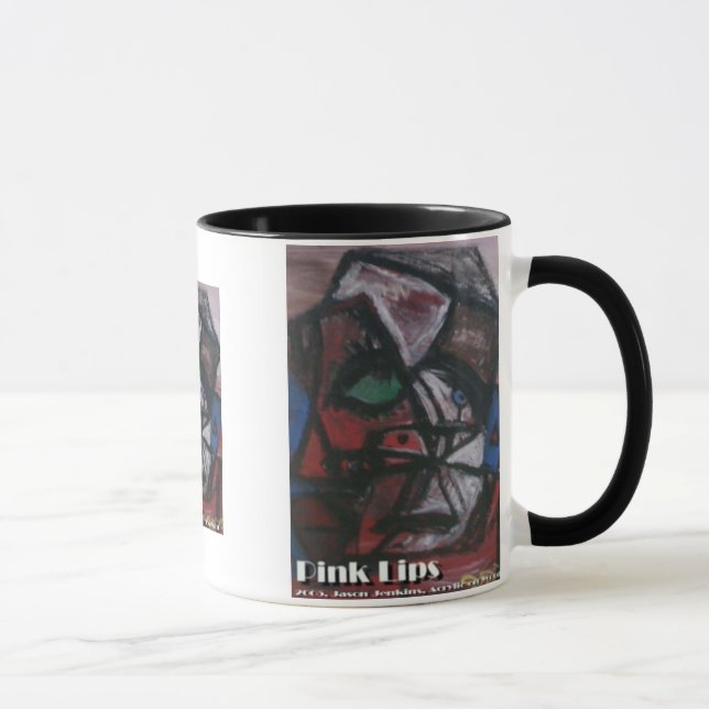 pink lips mug (Right)
