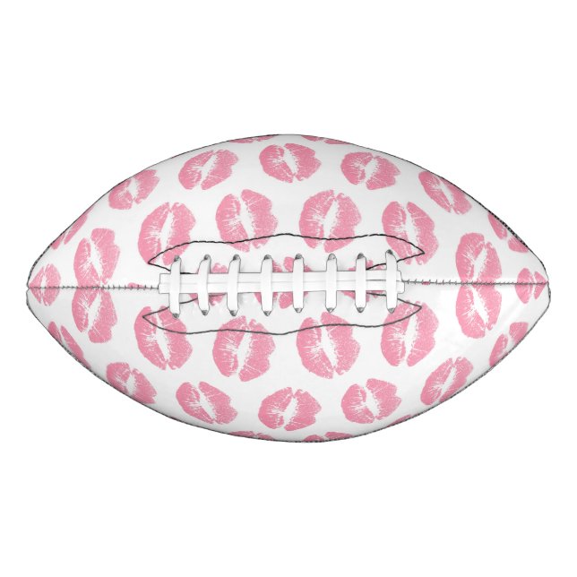Pink Lips, Pattern Of Lips, Pink Lipstick, Kiss American Football (Front)
