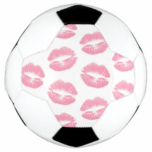 Pink Lips, Pattern Of Lips, Pink Lipstick, Kiss Football