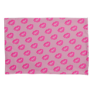 Pink Lips Pillowcase