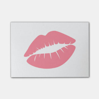 Pink Lips Post-it Notes