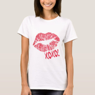 Pink Lips XOXO Makeup Artist T-Shirt