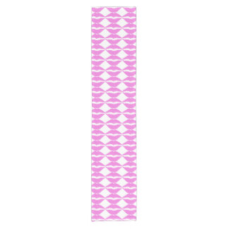 Pink Lipstick Kiss Table Runner