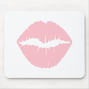 Pink Lipstick Mouse Mat