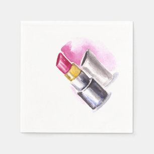 Pink Lipstick Napkin