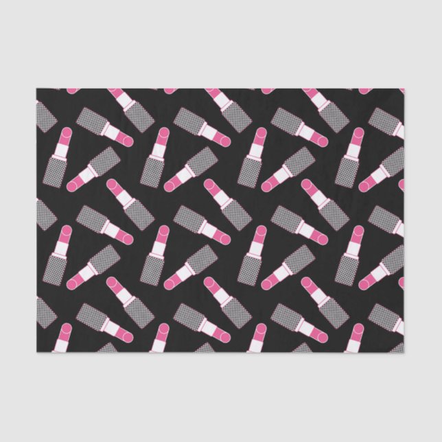 Pink Lipstick Tissue Paper (Front)