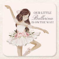 Pink Little Ballerina Plates Ballet Party Decor