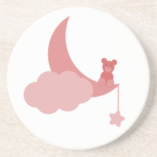 Pink Little Bear Coaster
