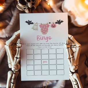 Pink Little Boo Clothesline Bingo Game