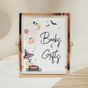 Pink Little Boo Halloween Books and Gifts Poster