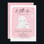 Pink Little Boo Shower Halloween Ghost Baby Shower Invitation<br><div class="desc">Little Boo Baby Shower Halloween Ghost Baby Shower Invitation
All designs are © PIXEL PERFECTION PARTY LTD</div>